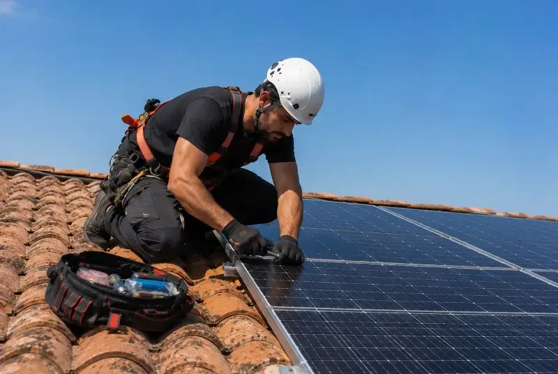 Maintenance et monitoring de panneaux solaires à Certines