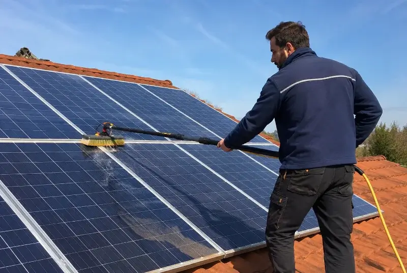 Nettoyage et entretien de panneaux solaires à Certines
